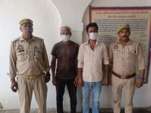 कोतवाली प्रभारी अतुल चौहान के नेतृत्व में पिलखुवा पुलिस की बड़ी कार्रवाई, ऑपरेशन तलाश के तहत दो वारंटी गिरफ्तार